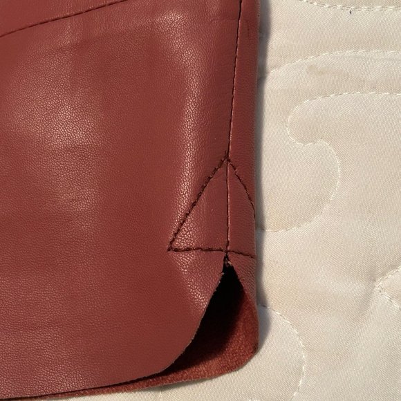 Soft Goat Leather Skirt w/Pockets, COSTER COPENHAGEN Denmark Euro Sz 36; US 6 - Picture 5 of 7